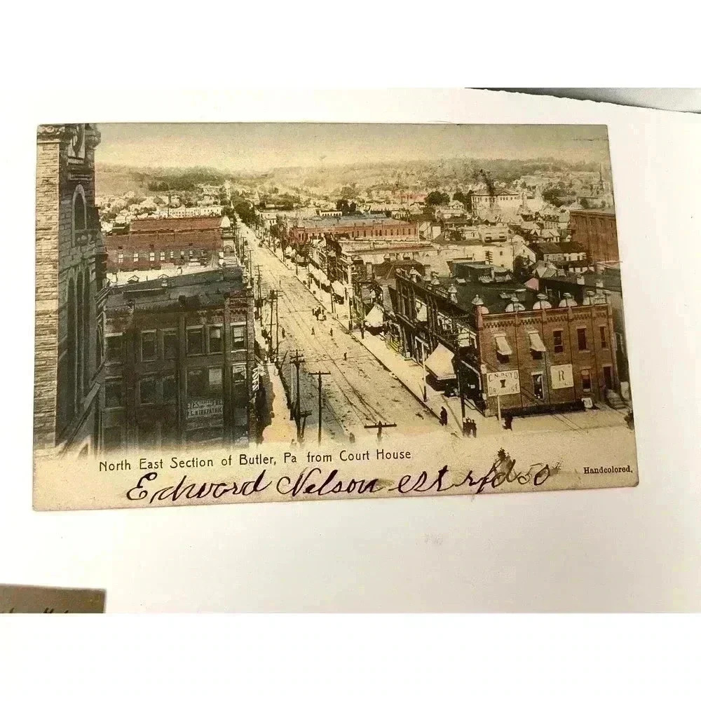 Antique Lot of 3 Postcards Unique Rare 1906 PA Color 1 Cent Stamped - Picture 3 of 7